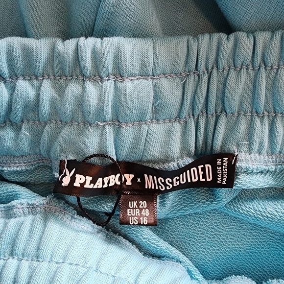 Playboy x Missguided Wide Leg Joggers - Picture 7 of 7